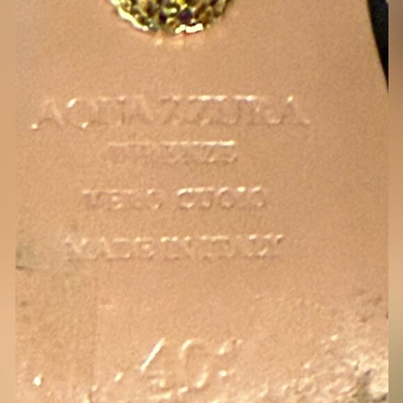 Aquazzura Love Me 45 Suede & Vinyl Slingback Pump - Picture 6 of 9